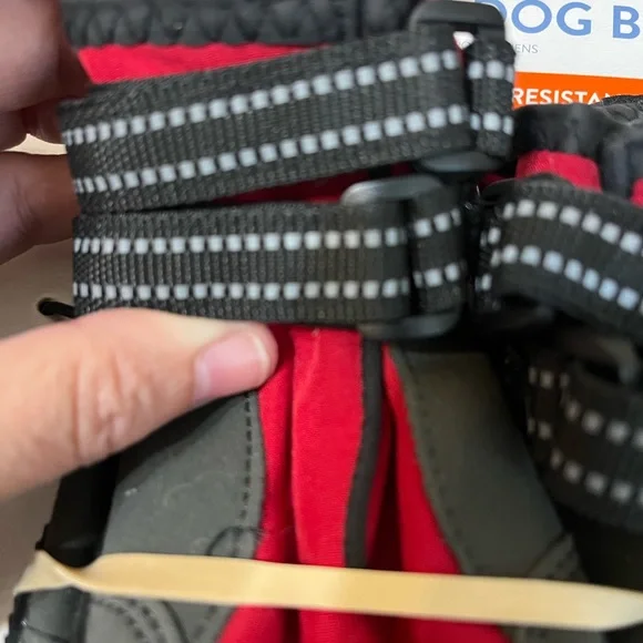 Top Paw Dog Booties red and black size large New - Picture 7 of 7